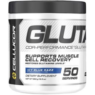 Cellucor, コー-パフォーマンス グルタミン、アイシーブルーラズ、12.3 oz (350 g) (Discontinued Item)