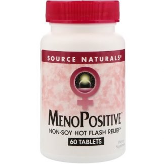 Source Naturals, MenoPositive 100 mg, 60 Tablets (Discontinued Item)