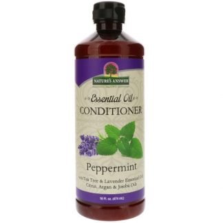 Nature's Answer, エッセンシャルオイル、コンディショナー、ペパーミント、16液量オンス (474 ml)