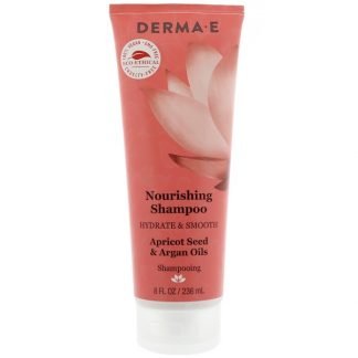 Derma E, Nourishing Shampoo, Apricot Seed & Argan Oils, 8 fl oz (236 ml) (Discontinued Item)