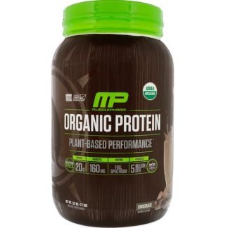 MusclePharm Natural, オーガニックプロテイン、植物ベース、チョコレート、2.7ポンド (1.22 kg)
