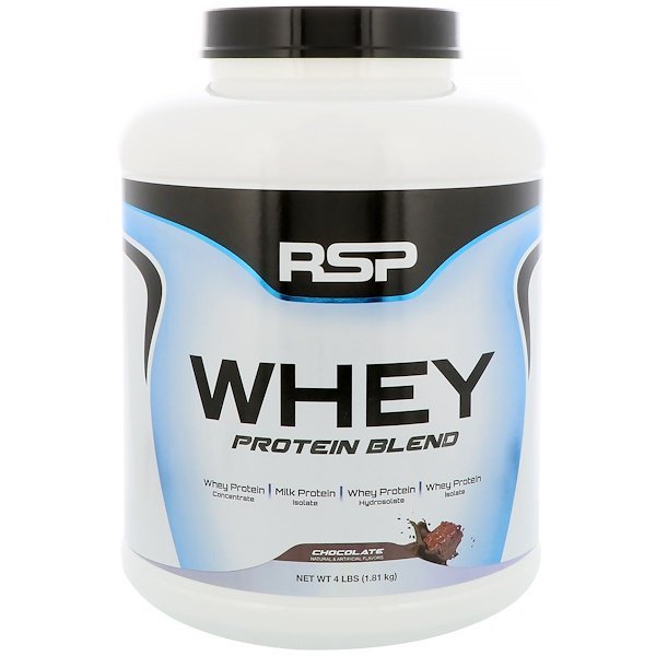 RSP Nutrition, ホエイプロテインブレンド、チョコレート、4ポンド (1.81 kg)