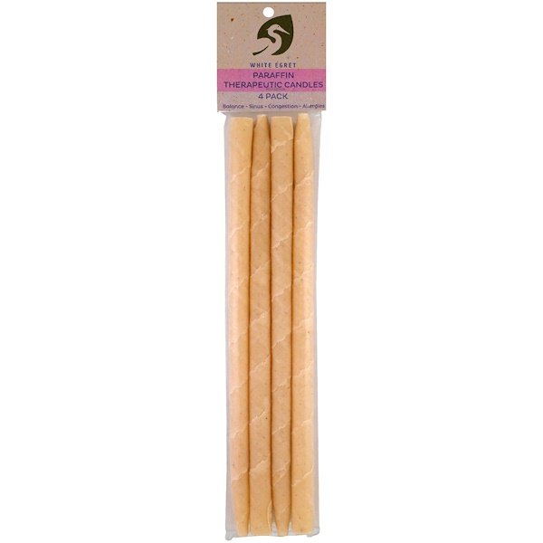 White Egret Personal Care, パラフィン, 治療用キャンドル, 4パック