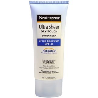 Neutrogena, ウルトラ 透明ドライタッチ日焼け止め、 SPF 45、 3.0 fl oz (88 mL)