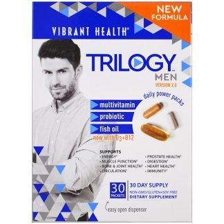 Vibrant Health, トリロジー・メン、デイリーパワーパック、バージョン2.0、30袋