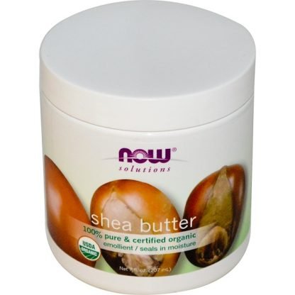Now Foods, ソリューションズ、シアバター、認定オーガニック7 fl oz (207 ml)
