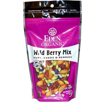 Eden Foods, エデンフーズ, オーガニック,ワイルドベリーミックス,  ナッツ、シーズ＆ベリー4 oz (113 g)