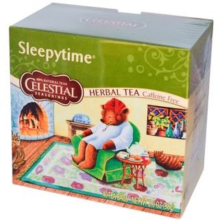 Celestial Seasonings, ハーバルティー、カフェインフリー、スリーピータイム、ティーバッグ40袋、2.0 (58 g)
