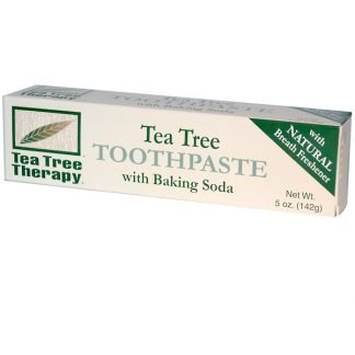 Tea Tree Therapy, ティーツリー歯磨き粉、 重曹入り、 5オンス (142 g)