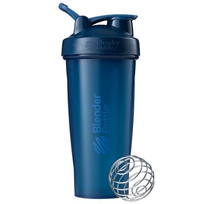 Blender Bottle, BlenderBottle、クラシック (ループ付き)、ネイビー、28 oz