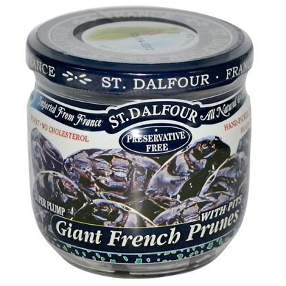 St. Dalfour, ジャイアント フレンチ プルーン 種入り, 7 oz (200 g)