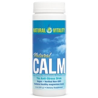 Natural Vitality, Natural Calm、抗ストレスドリンク、オリジナル (フレーバーなし)、8 oz (226 g)