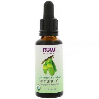 Now Foods, 認定オーガニック＆100％ピュア、タマヌオイル、1 fl oz (30 ml)