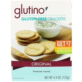 Glutino, グルテンフリークラッカー、オリジナル、4.4オンス (125 g)