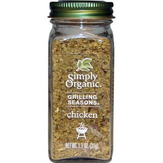 Simply Organic, グリルシーズンズ、チキン、オーガニック、1.1 oz (31 g)