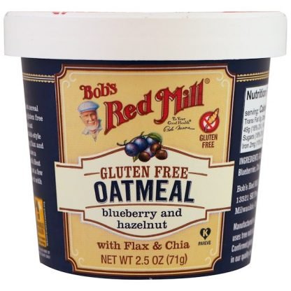 Bob's Red Mill, オートミール、ブルーベリーとヘーゼルナッツ、2.5オンス（71g）
