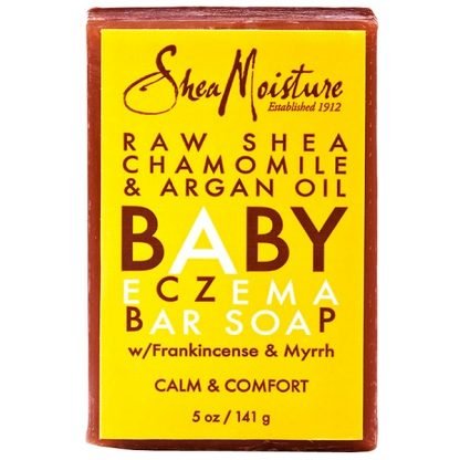 SheaMoisture, 赤ちゃんの湿疹用石鹸、生シアバター・カモミール＆アルガンオイル、5オンス (141 g)