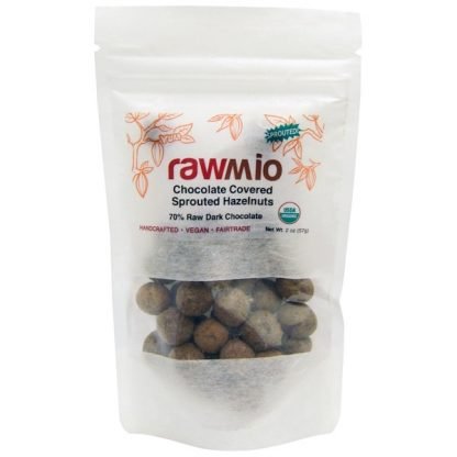 Rawmio, チョコレートカバースプラウトヘーゼルナッツ、 2 oz (57 g)