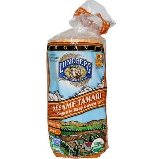 Lundberg, オーガニック ライスケーキ、セサミ タマリ、9 oz (255 g)