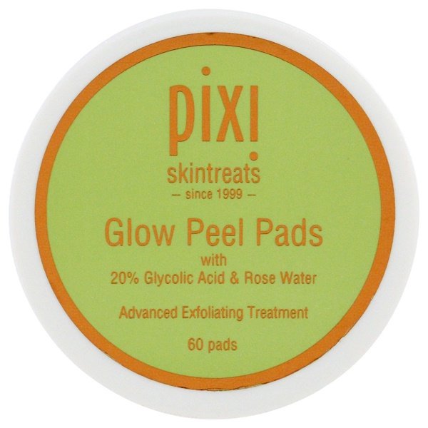 Pixi Beauty, グローピールパッド、アドバンスド剥離トリートメント、60パッド
