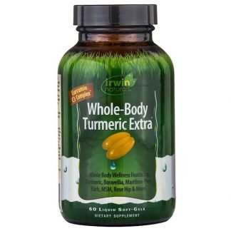 Irwin Naturals, ホールボディー・ウコンエキストラ、液体ソフトジェル60錠