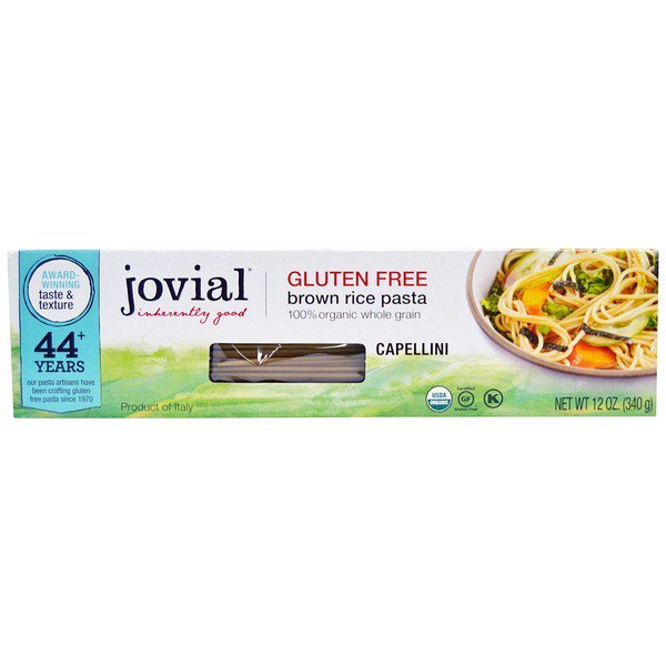 Jovial, ブラウンパスタライス、カッペリーニ、12 oz (340 g)