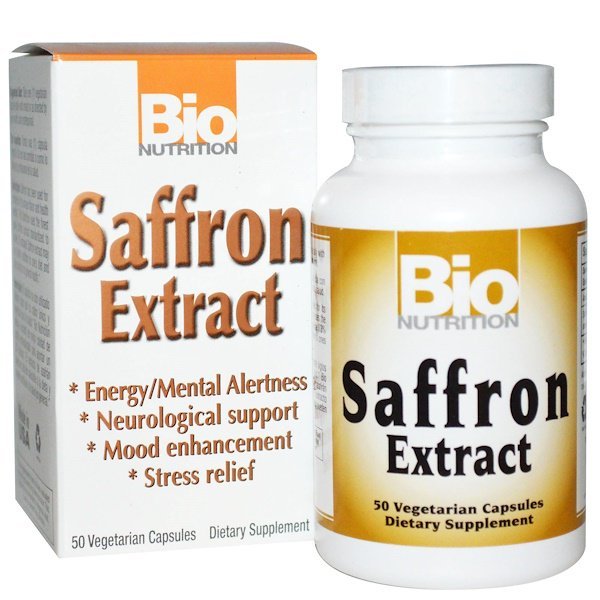 Bio Nutrition, サフランエキス, 50 ベジタリアンカプセル