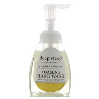 Deep Steep, フォーミングソープ、グレープフルーツ&ベルガモット、8 fl oz (237 ml)