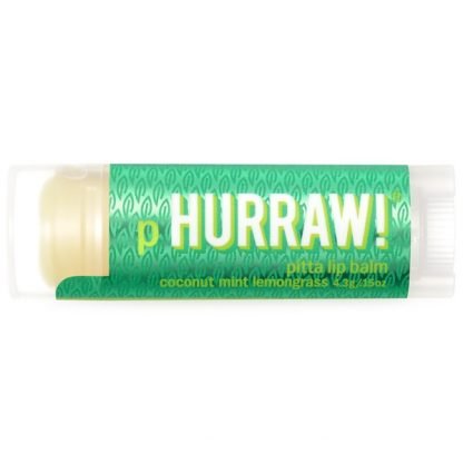 Hurraw! Balm, ピッタリップバーム, ココナッツミントレモングラス, .15オンス (4.3 g)