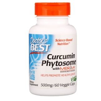 Doctor's Best, クルクミン・フィトソーム、メリーバ配合、500 mg、植物性カプセル60錠