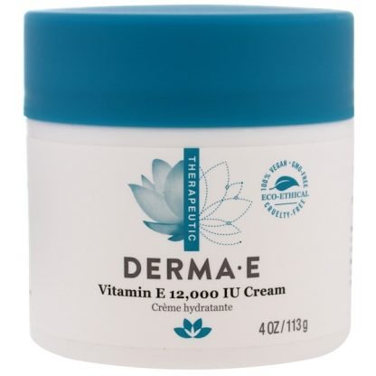 Derma E, ビタミンE 12,000 IU Creme（クレーム）、4 オンス (113 g)