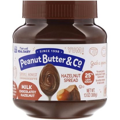 Peanut Butter & Co., ヘーゼルナッツスプレッド、ミルクチョコレートヘーゼルナッツ、13 oz (369 g)
