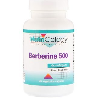 Nutricology, ベルべリン 500、植物性カプセル 90錠