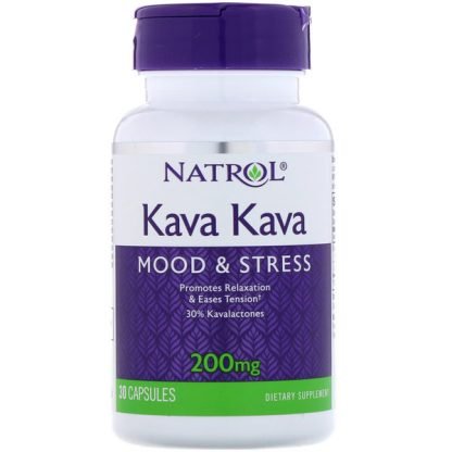 Natrol, カバカバ、200mg、カプセル30粒