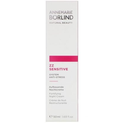AnneMarie Borlind, ZZセンシティブ、フォーティファイング・ナイトクリーム、1.69液量オンス（50 ml）