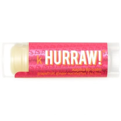 Hurraw! Balm, カパリップバーム（香油）, グレープフルーツジンジャーユーカリ, 0.15オンス (4.3 g)