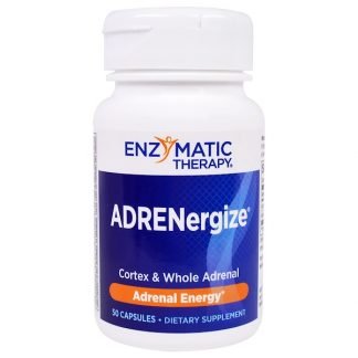 Enzymatic Therapy, アドレナジャイズ（ADRENergize）、アドレナルエネルギー、カプセル50粒