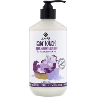 Alaffia, Body Lotion, Babies & Kids, Lemon Lavender, 16 fl oz (475 ml)