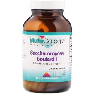 Nutricology, サッカロマイセスブラウディ、フレンドリープロバイオテック酵母、120ベジタリアンカプセル