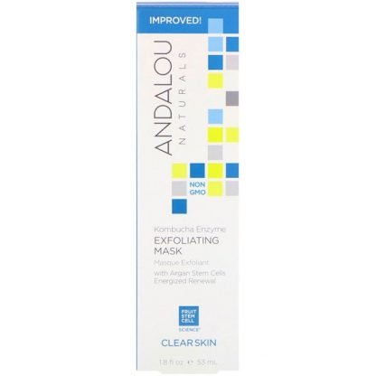 Andalou Naturals, 剥離マスク、昆布茶酵素、クリアースキン、1.8 fl液量オンス (53 ml)