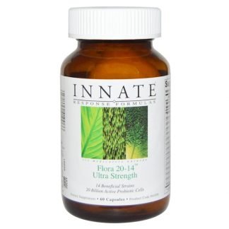 Innate Response Formulas, フローラ20-14、 ウルトラストレングス、 60 カプセル (Ice)