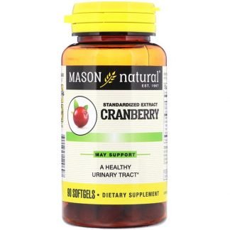 Mason Natural, Standardized Cranberry Extract , 90 Softgels