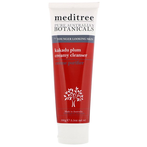 Meditree, Pure Australian Botanicals、カカドゥプラムクリーミークレンザー、より若く見える肌に、3.5 oz (100 g)