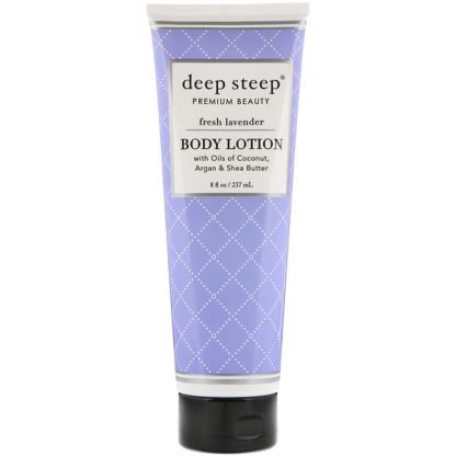 Deep Steep, Body Lotion, Fresh Lavender, 8 fl oz (237 ml) (Discontinued Item)