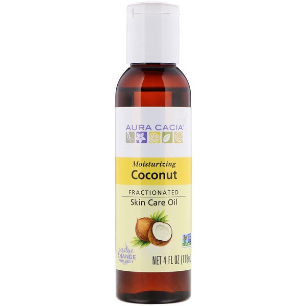 Aura Cacia, Fractionated Skin Care Oil, Moisturizing Coconut, 4 fl oz (118 ml)