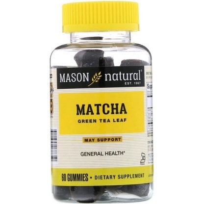 Mason Natural, Matcha Green Tea Leaf, 60 Gummies