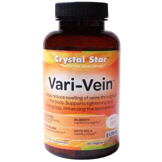 Crystal Star, バリベイン（Vari-Vein）, 60粒（ベジタリアンカプセル）