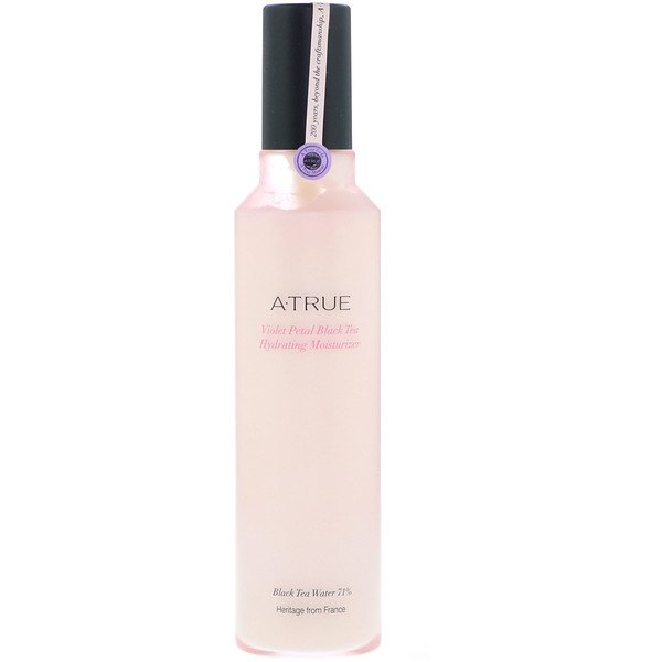 ATrue, バイオレットペタル紅茶ハイドレーティング・モイスチャライザー、120 ml
