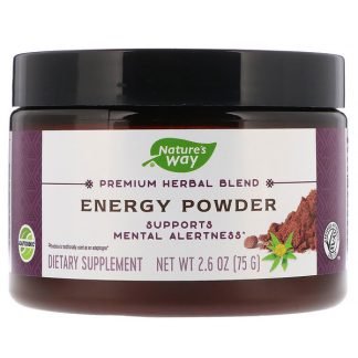 Nature's Way, 高品質ハーブブレンド、エネルギーパウダー、2.6 oz (75 g)