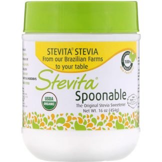 Stevita, スプーンですくえるステビア, 16オンス（454 g）